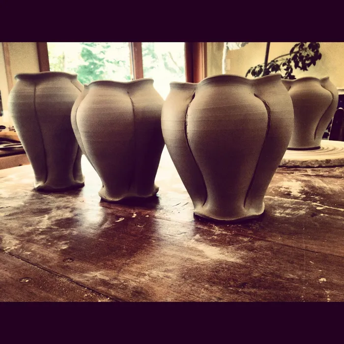 Altered Vases awaiting finishes