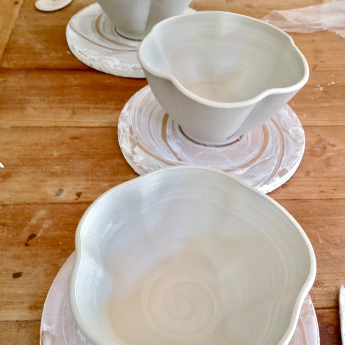 Thrown and altered bowls