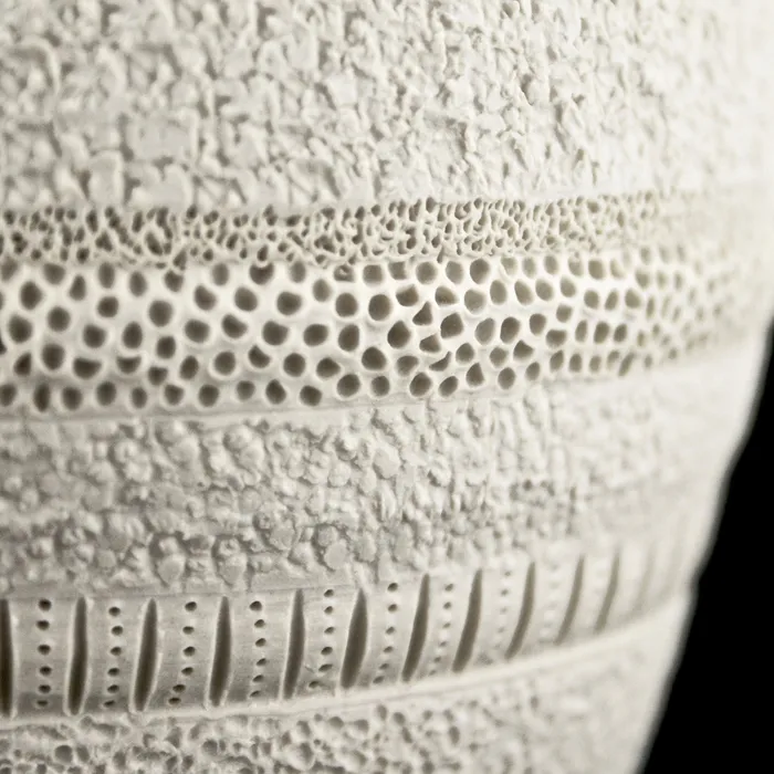 diatom vase, detail