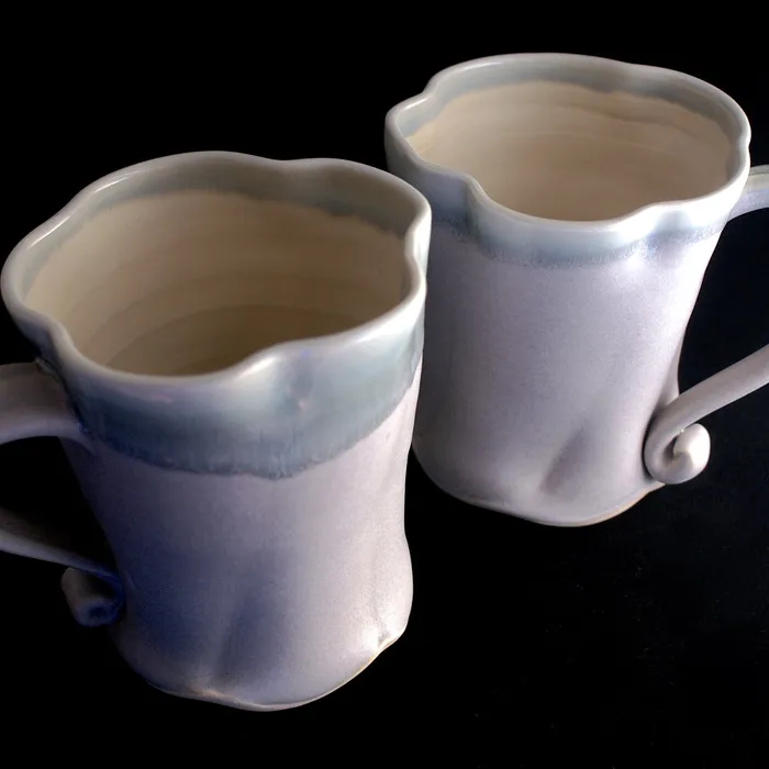 Mugs, Pebble Glaze
