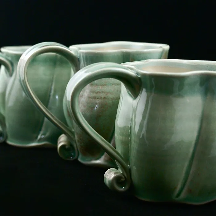 Mugs, Chameleon glaze