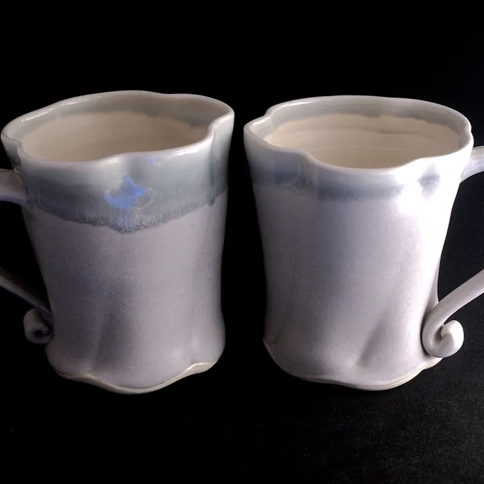 Large Mugs, stone glaze
